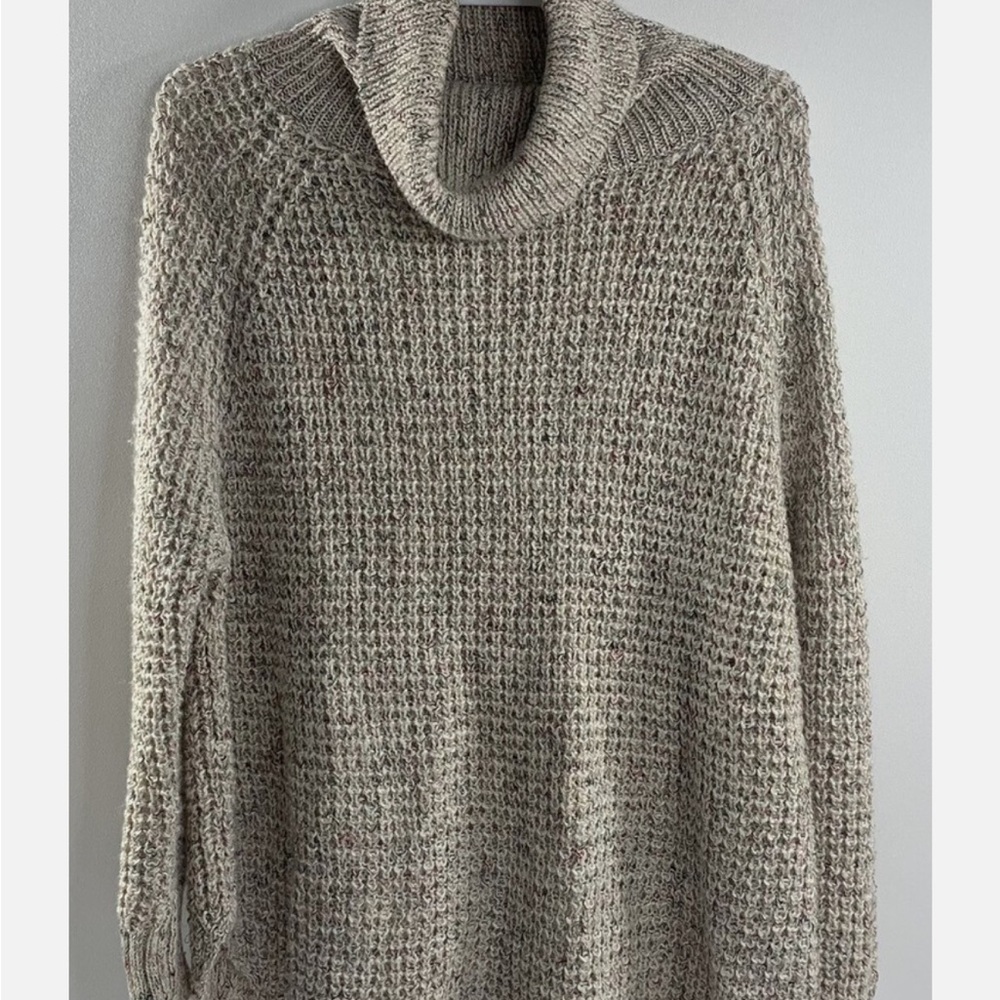 Free People Dylan Tweedy Chunky Cowlneck Sweater